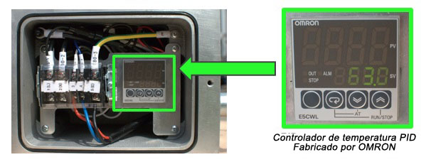 Controlador de temperatura PID fabricado por OMRON del vaporizador ADX