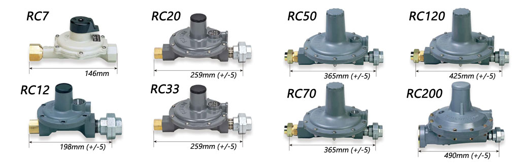 Product image of Second stage pressure regulator RC series