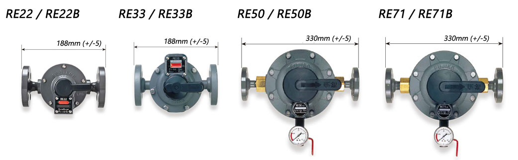 Product image of Medium pressure Gas Changeover regulator RE series
