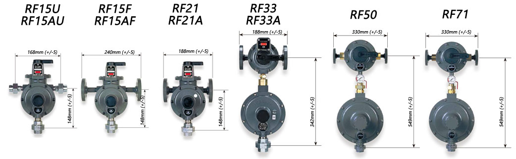 Product image of Low pressure Single Step Gas Changeover regulator RF series