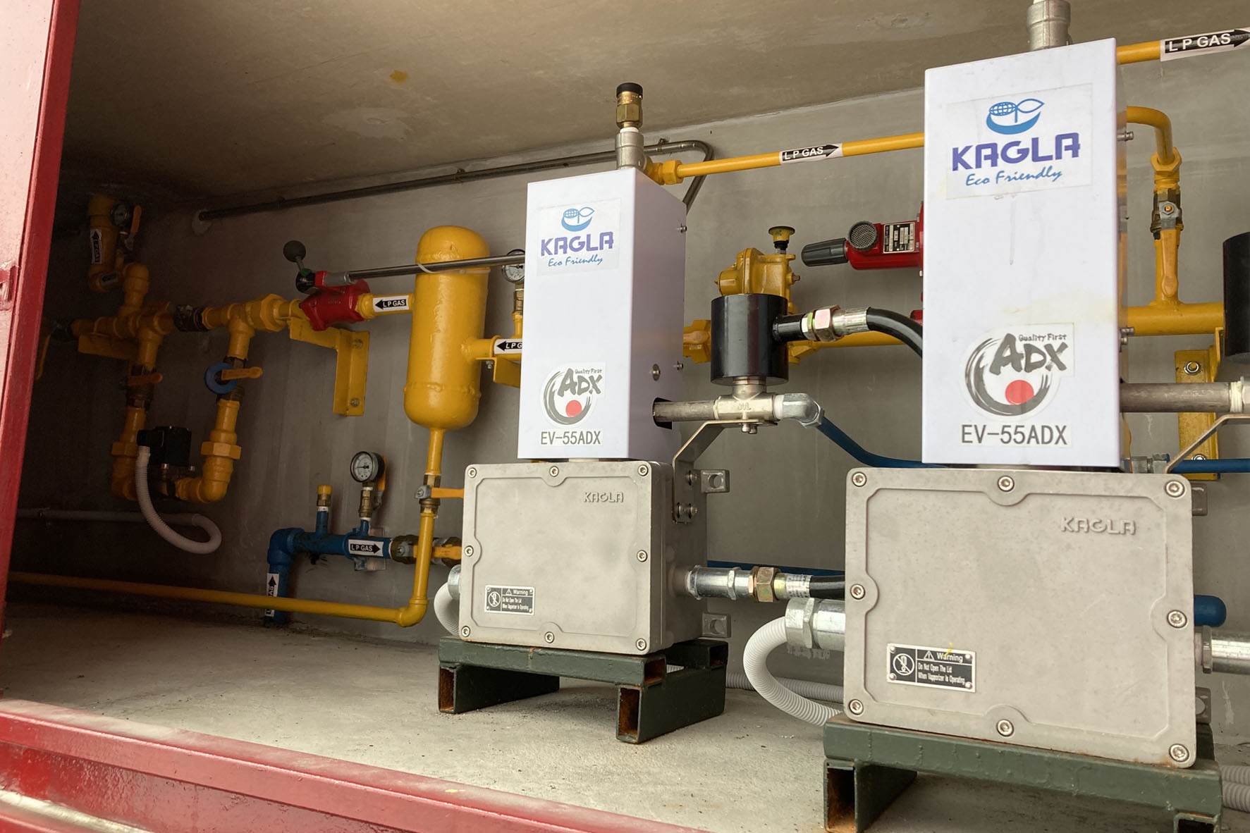Image-D of ADX 2 units installation for bigger gas consumption