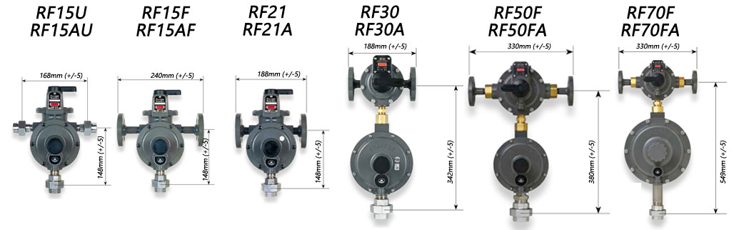 Product image of Low pressure Single Step Gas Changeover regulator RF series
