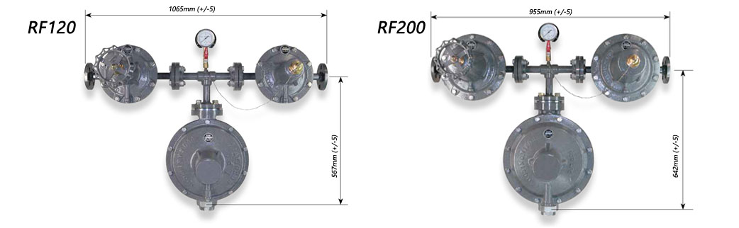 Product image of Low pressure Single Step Gas Changeover regulator RF series (large capacity models)