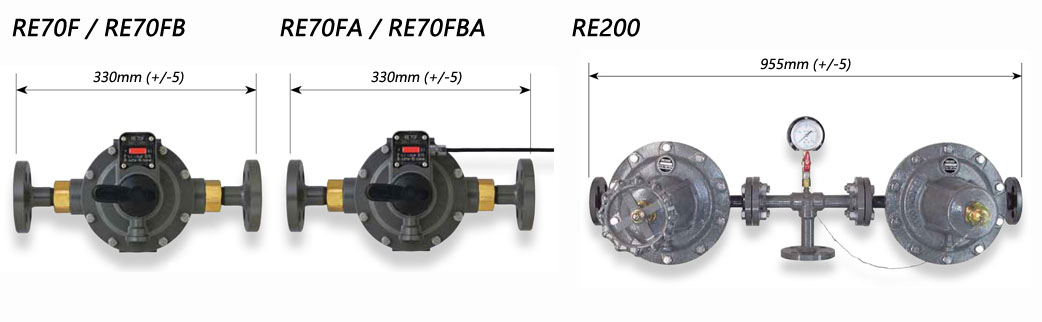 Product image of Medium pressure Gas Changeover regulator RE series (large capacity models)